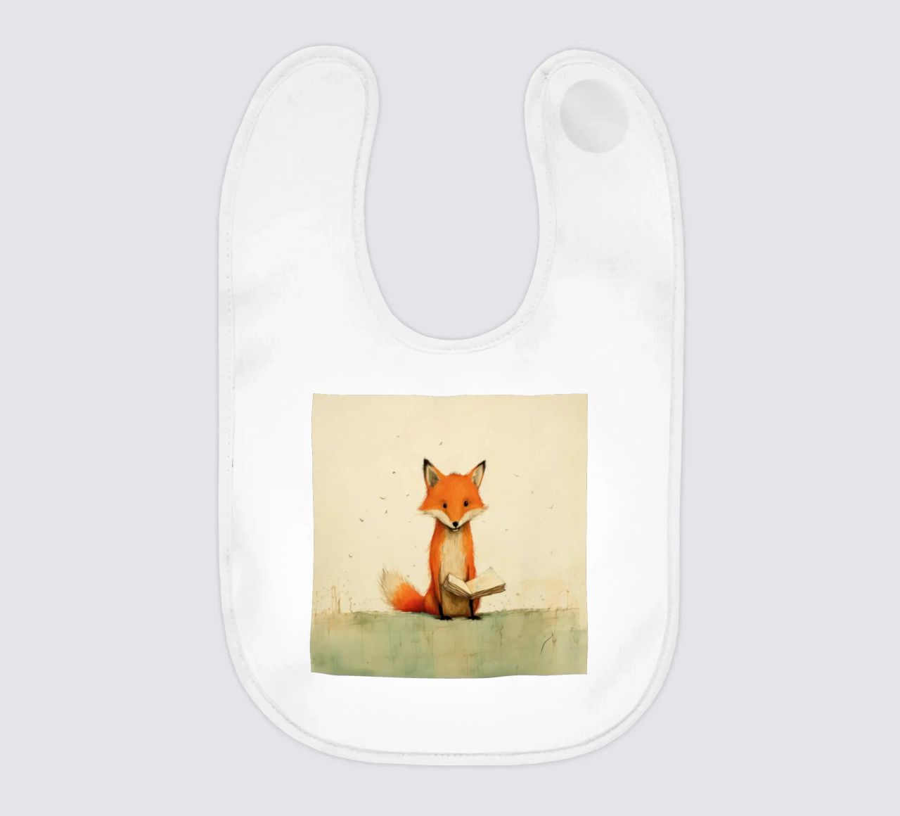 Volpe minima 3 bavaglino da Minimal Animal Art
