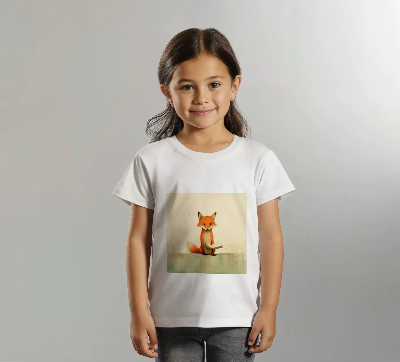 Minimal Fox t-shirt bambini da Minimal Animal Art