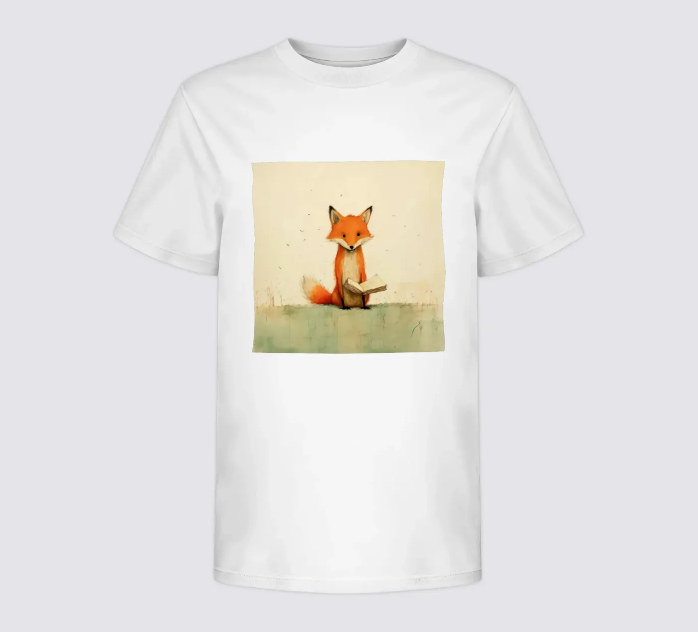 Minimal Fox t-shirt bambini da Minimal Animal Art