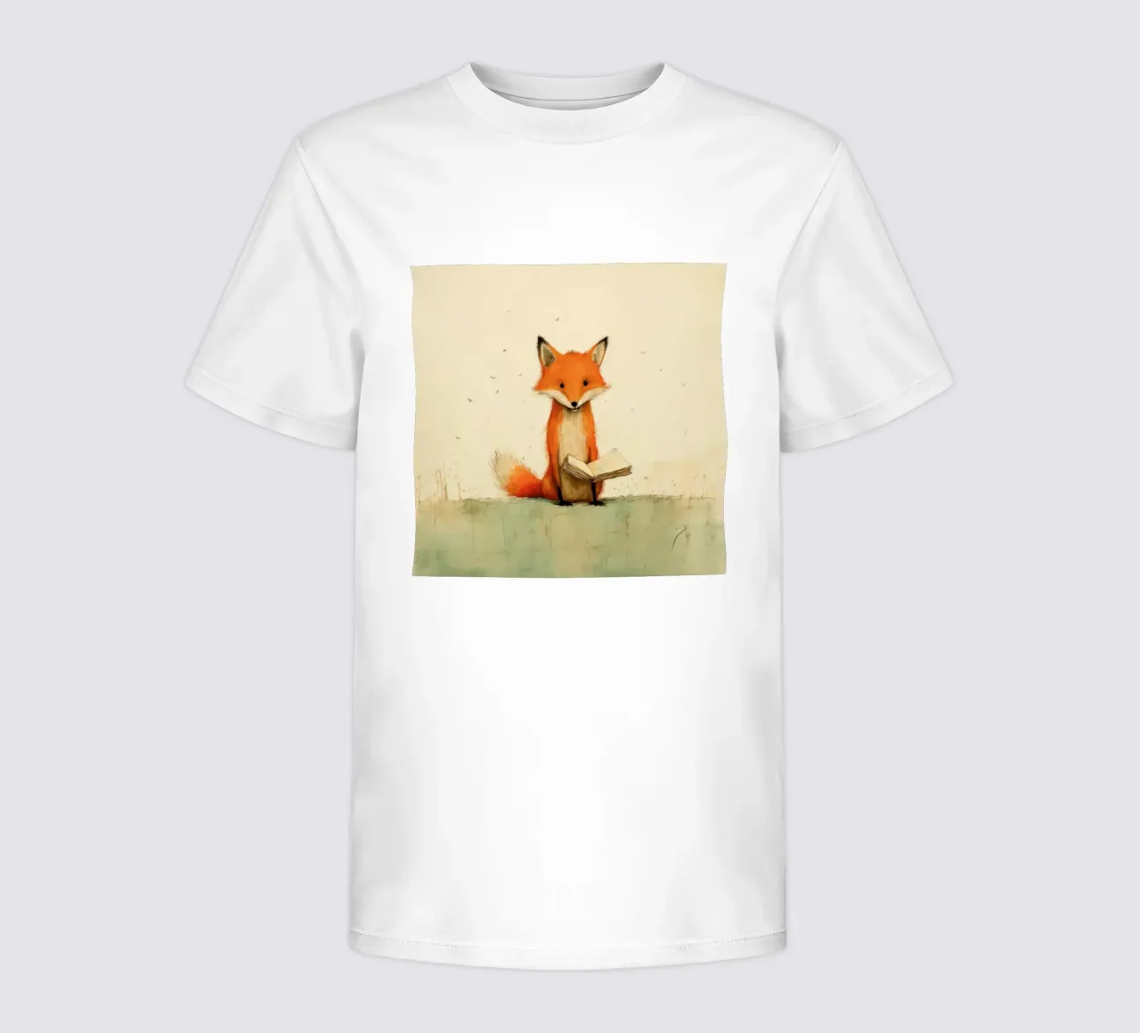 Minimo Fox t-shirt bambini da Minimal Animal Art