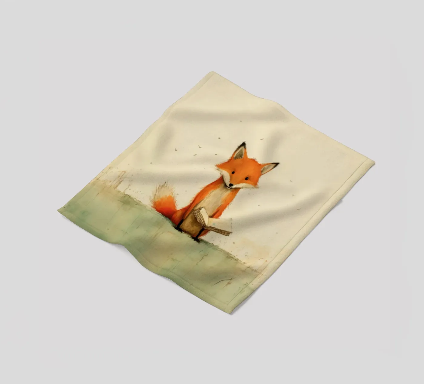 Minimal Fox coperta in pile da Minimal Animal Art