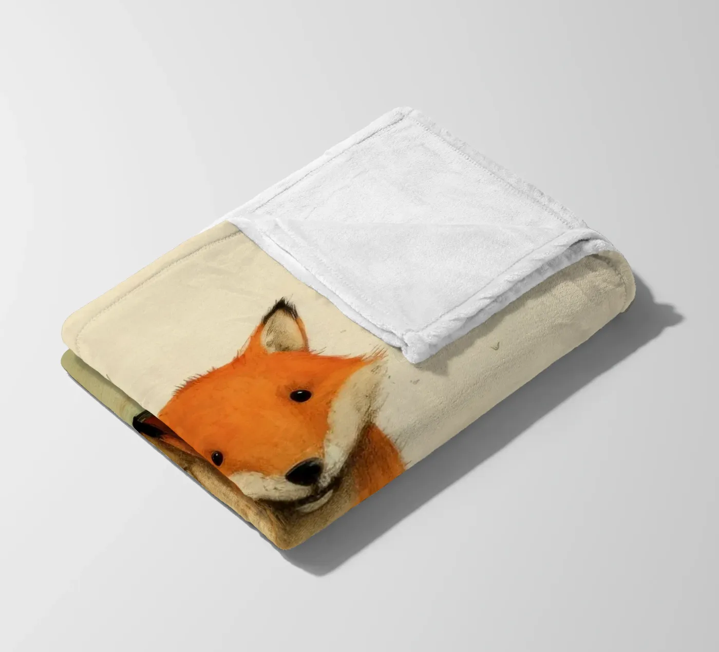 Minimal Fox coperta in pile da Minimal Animal Art