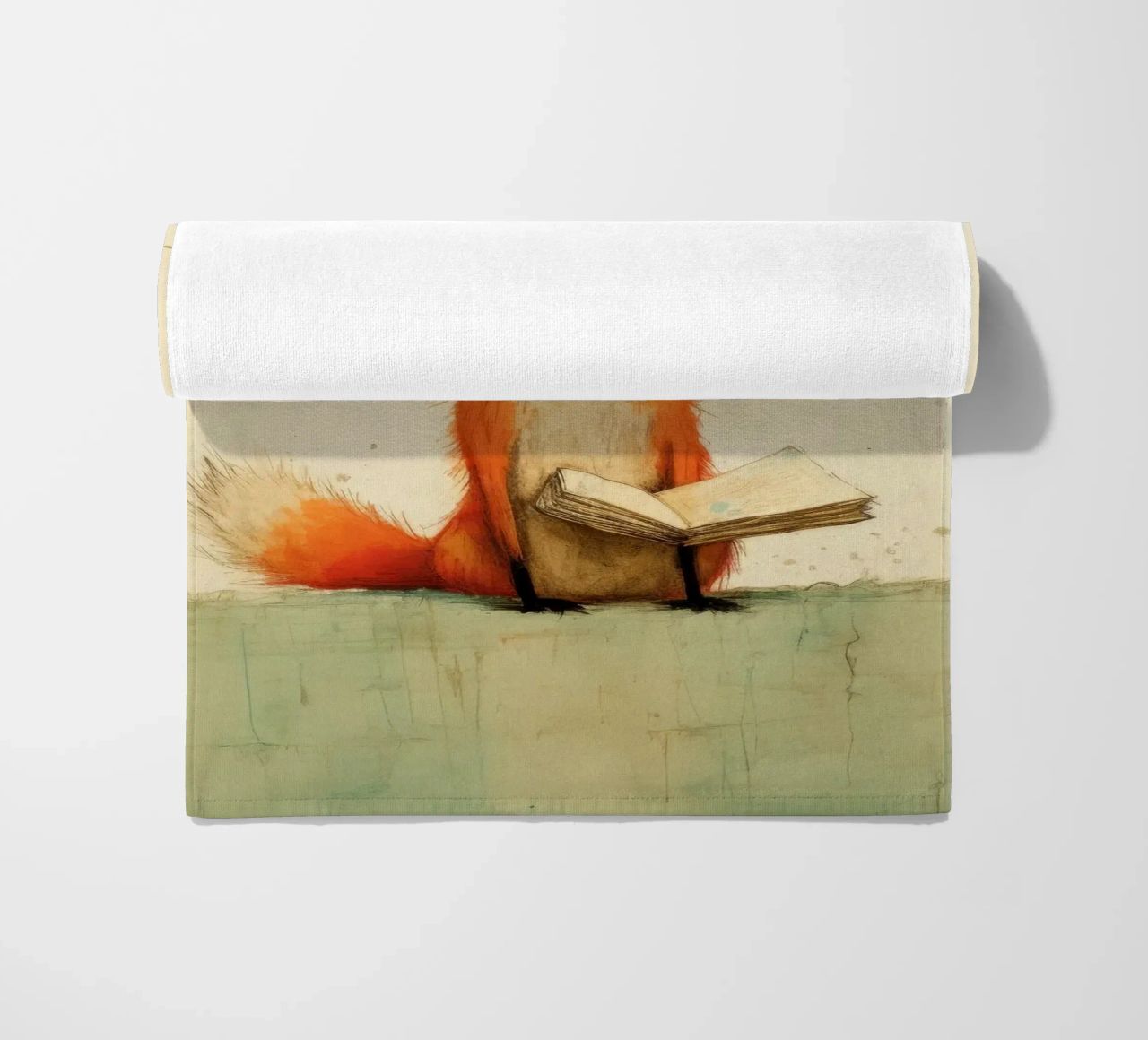 Volpe minima 3 telo mare da Minimal Animal Art