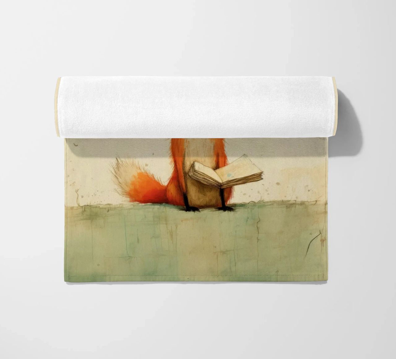 Volpe minima 3 telo mare da Minimal Animal Art