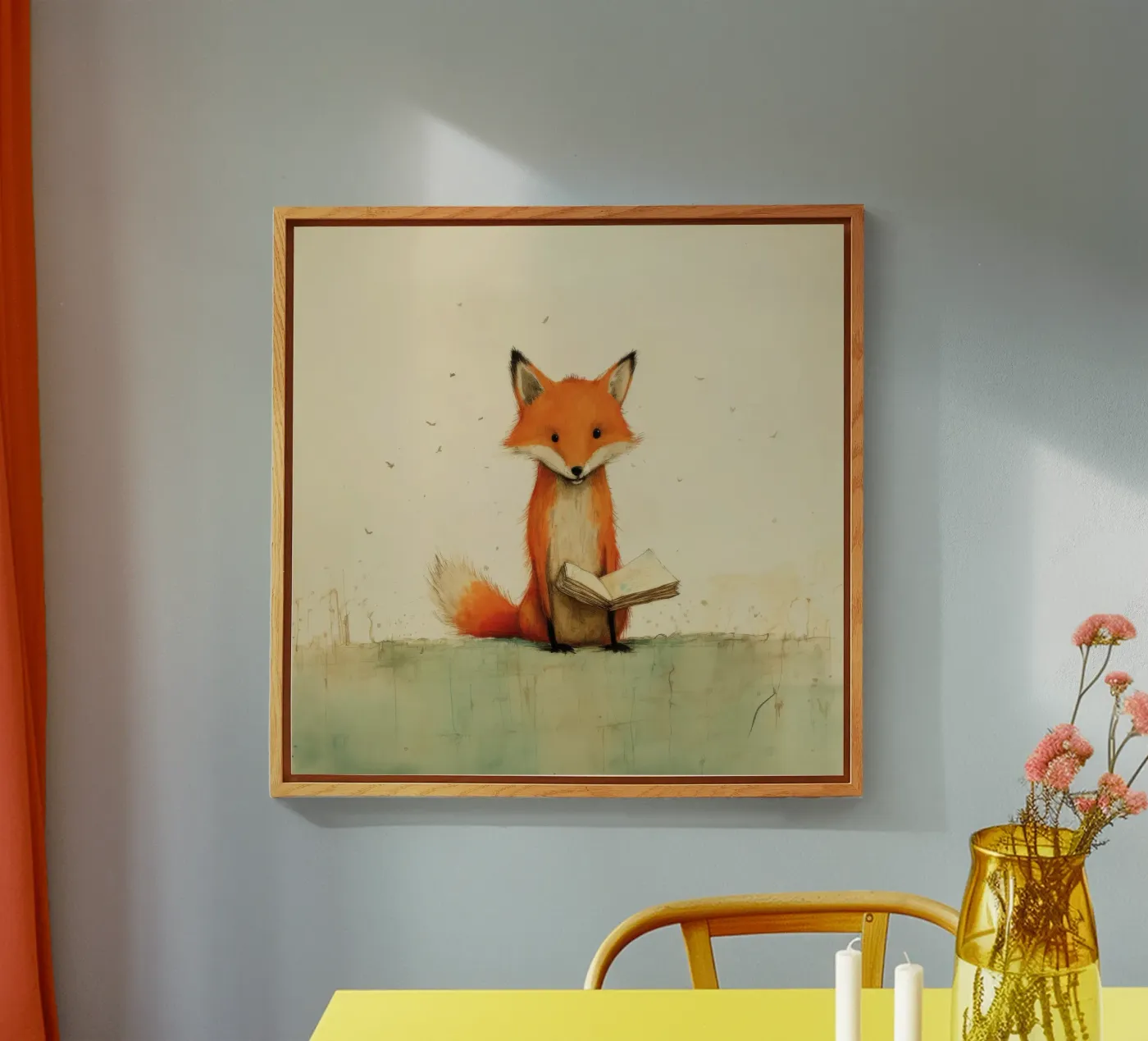 Minimo Fox plexiglass da Minimal Animal Art