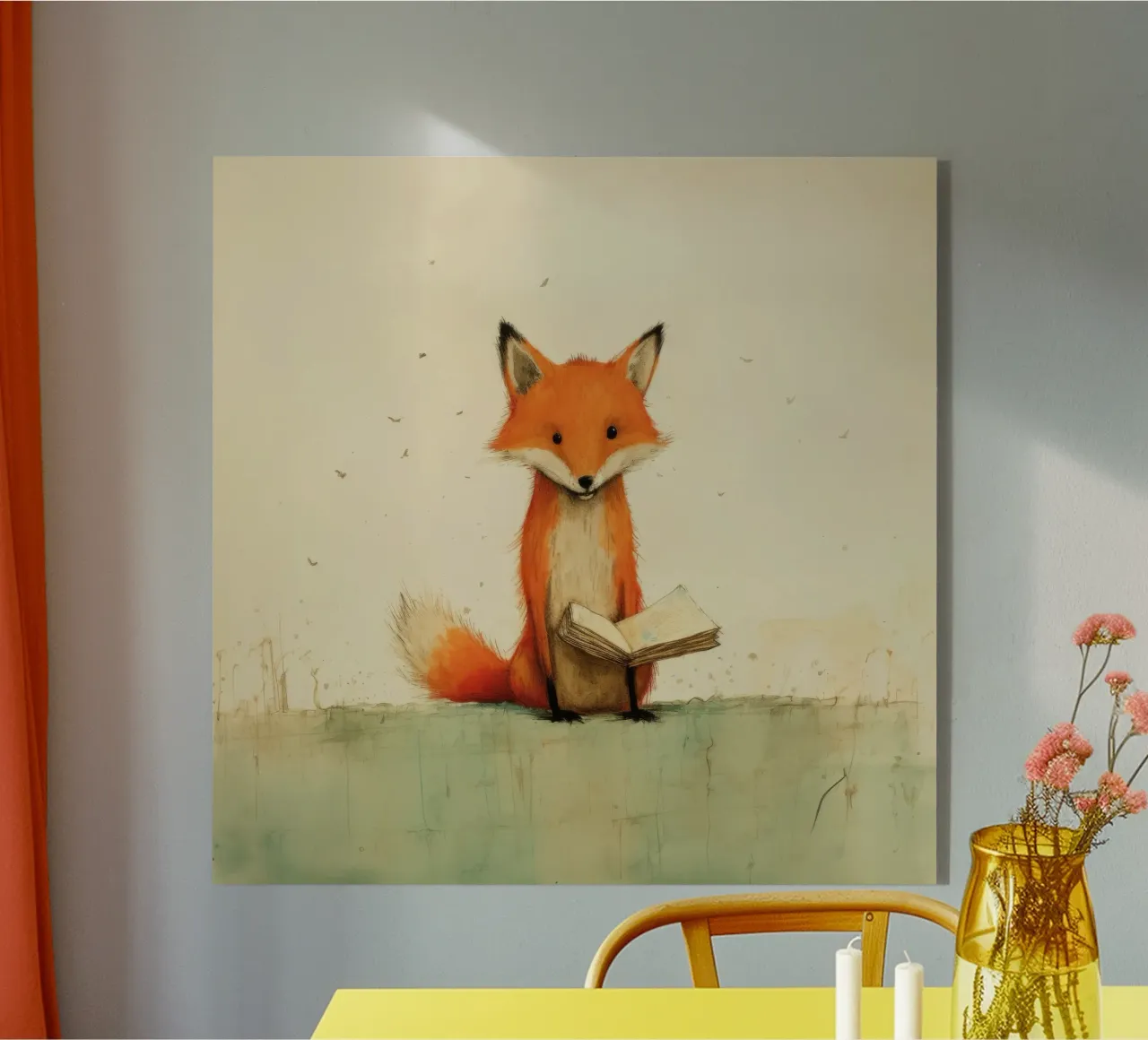 Minimo Fox plexiglass da Minimal Animal Art