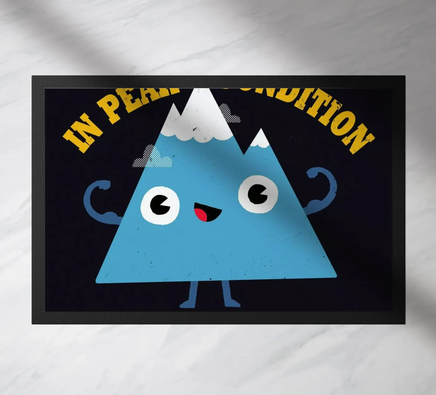 Peak Condition doormat by DinoMike