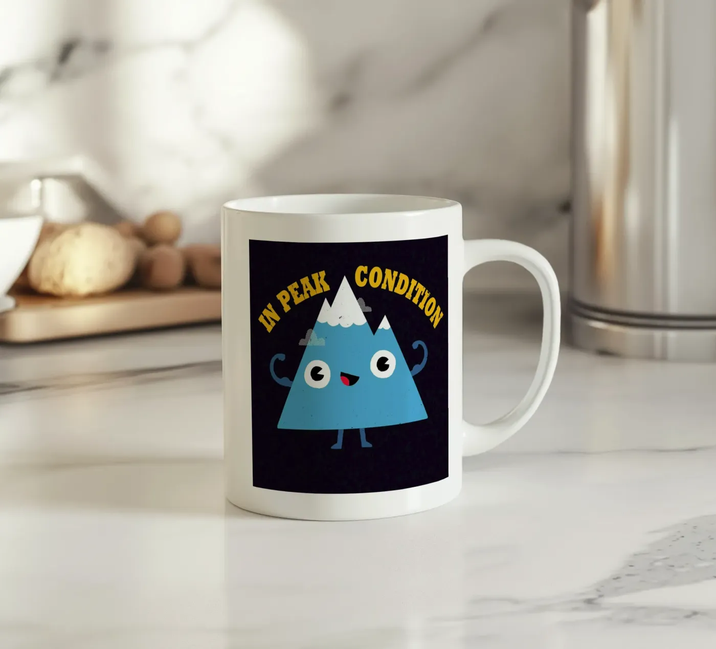 Peak Condition ceramic mug by DinoMike