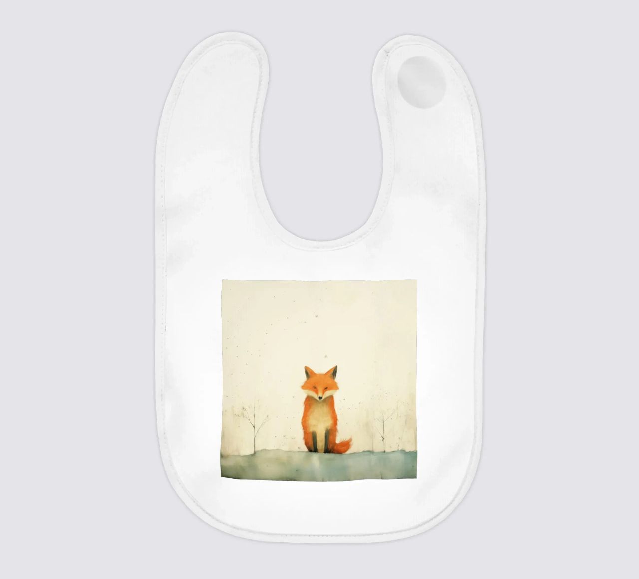 Volpe minima 4 bavaglino da Minimal Animal Art
