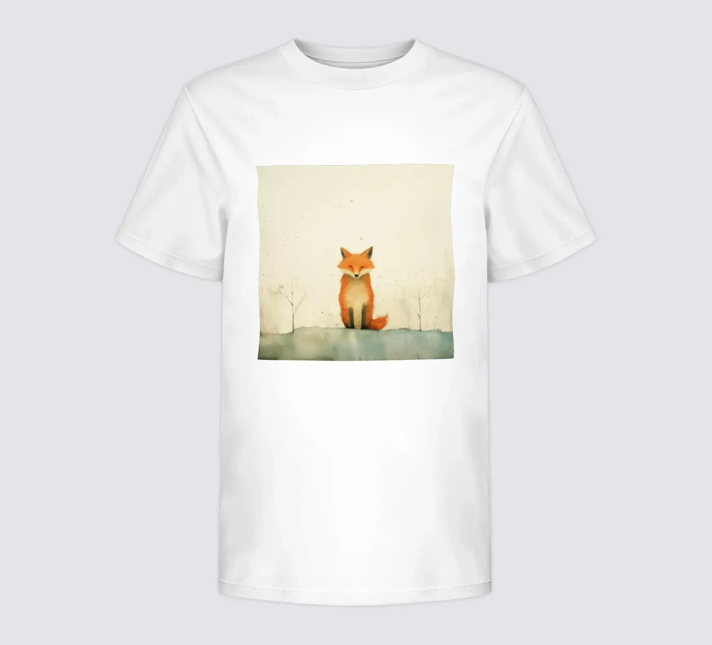 Minimo Fox t-shirt bambini da Minimal Animal Art