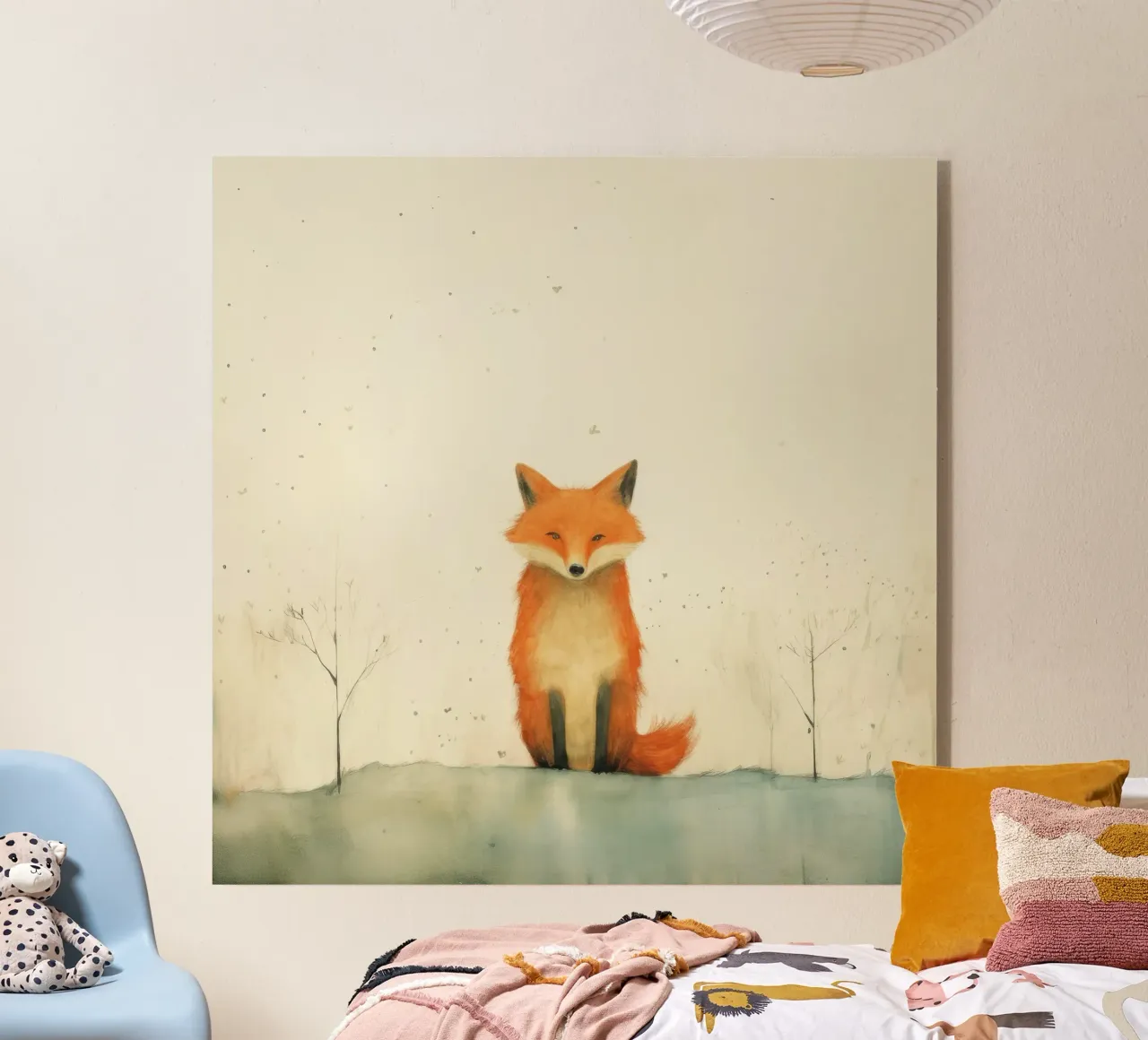 Volpe minima 4 plexiglass da Minimal Animal Art