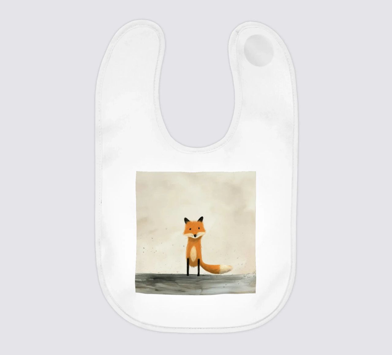 Volpe minima 1 bavaglino da Minimal Animal Art