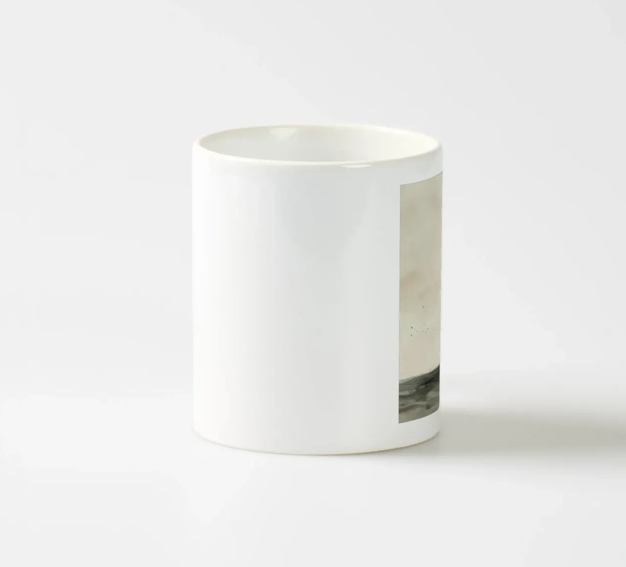 Minimal Fox 1 Keramik Tasse von Minimal Animal Art