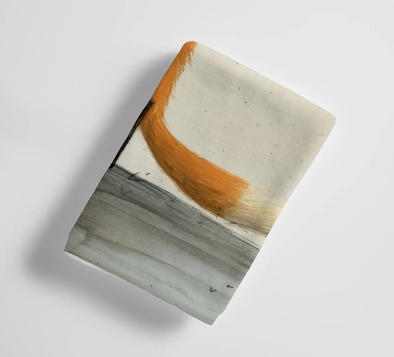 Volpe minima 1 asciugamano da bagno da Minimal Animal Art