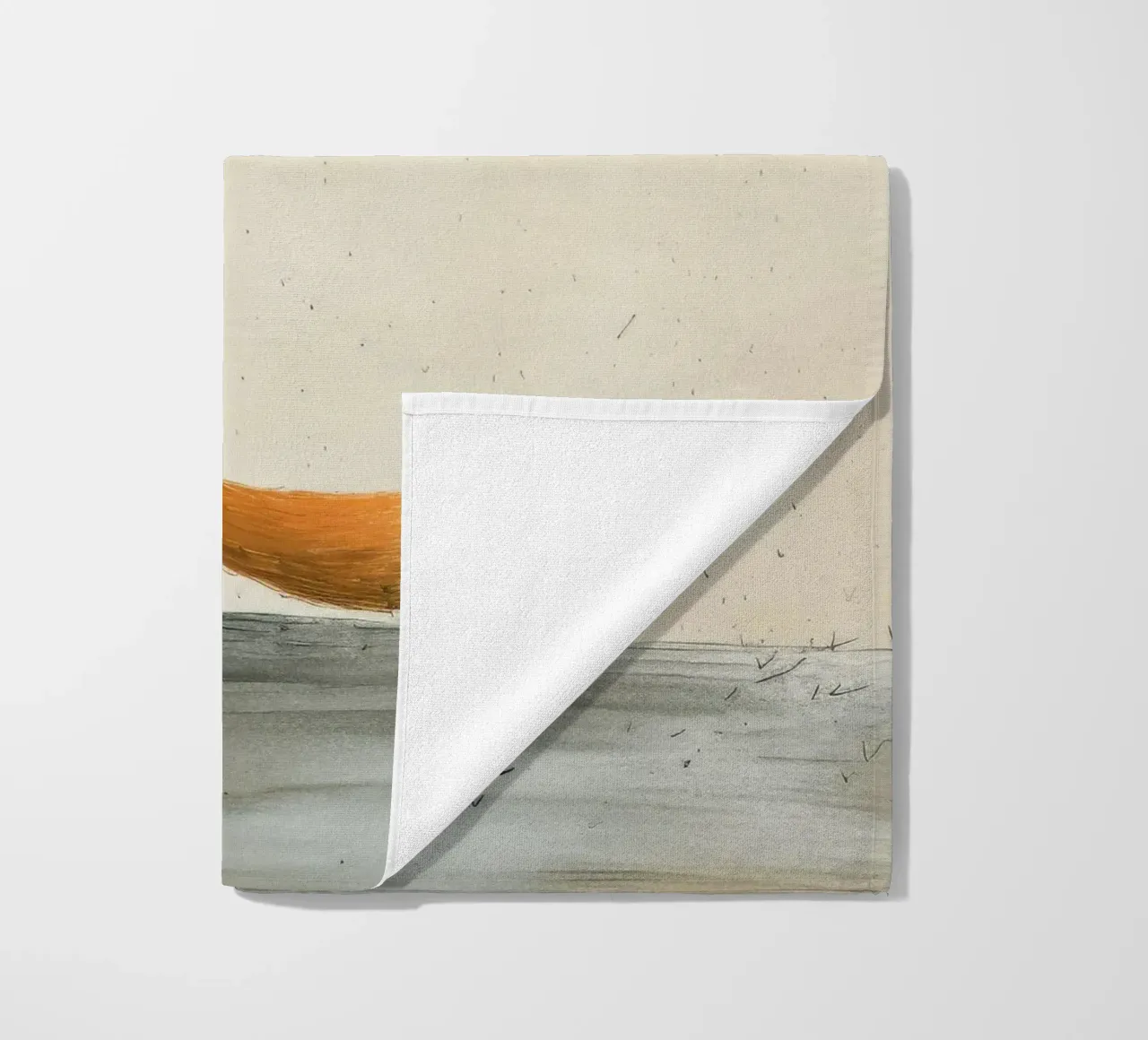 Minimo Fox telo mare da Minimal Animal Art