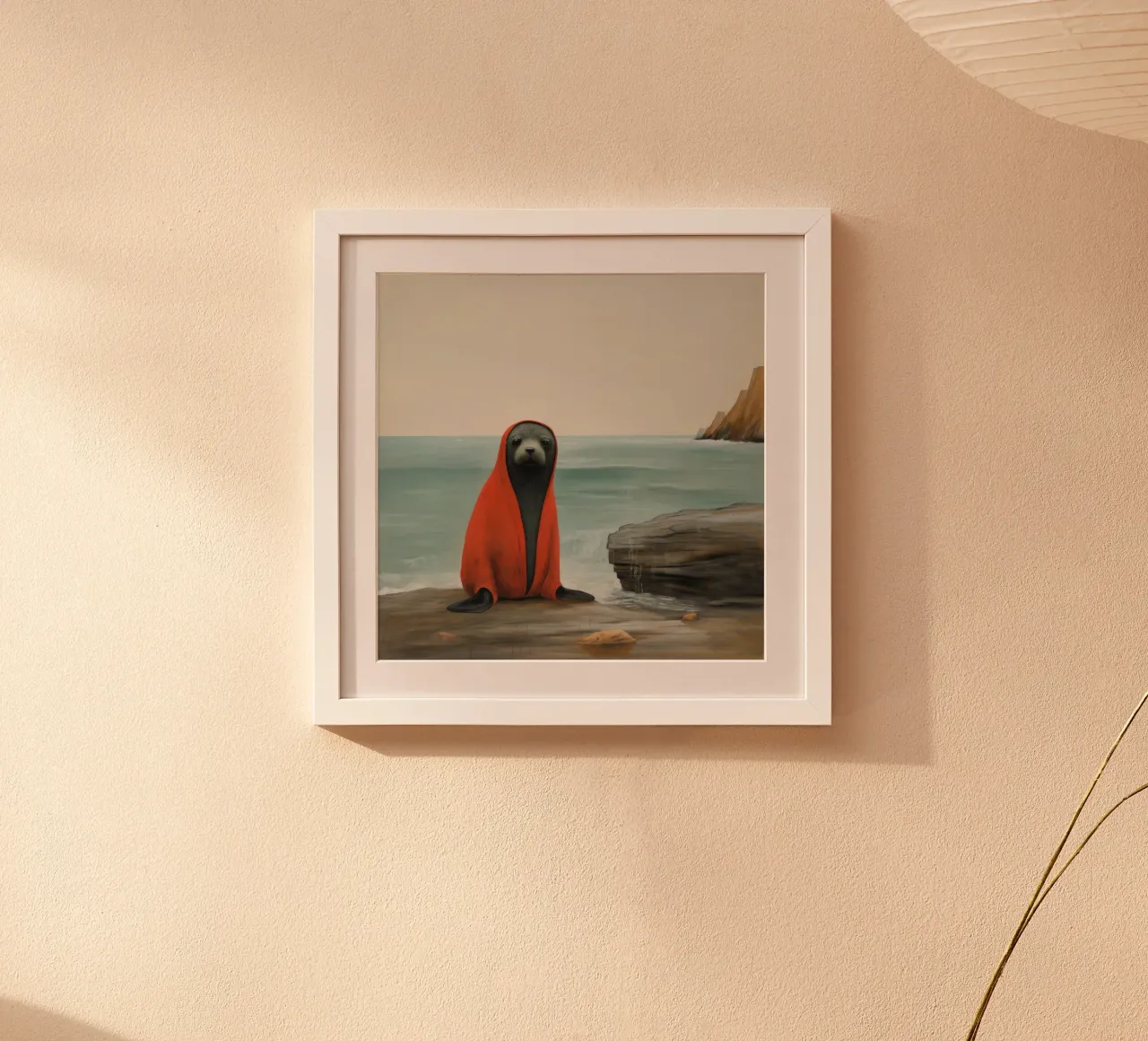 Minimal Fur Seal 2 poster by Minimal Animal Art