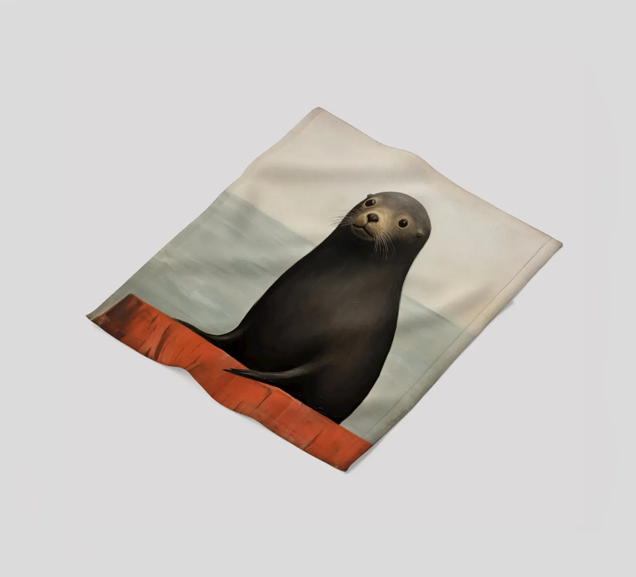 Sigillo di pelliccia minimo 3 coperta in pile da Minimal Animal Art