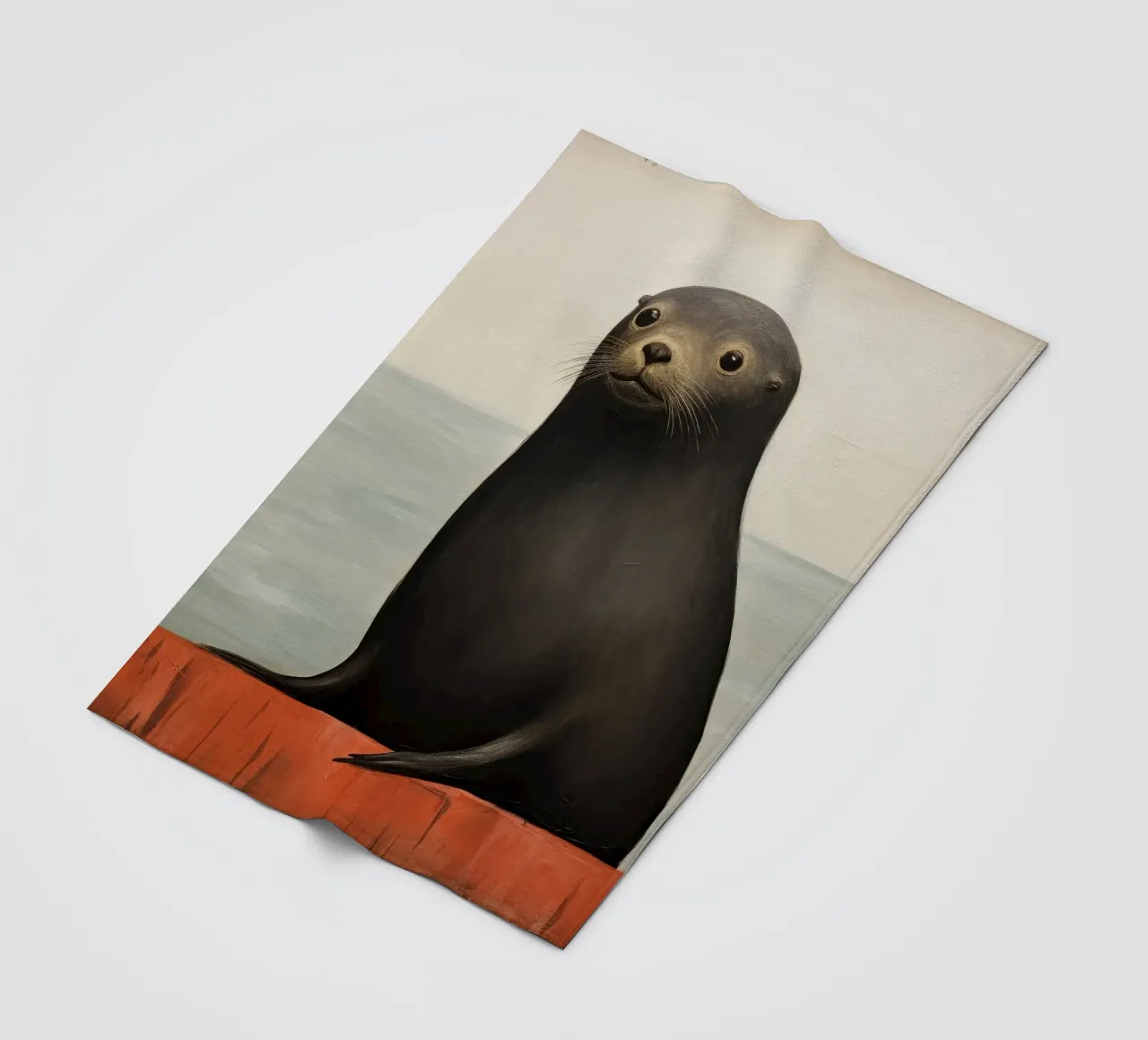 Sigillo di pelliccia minimo 3 coperta in pile da Minimal Animal Art