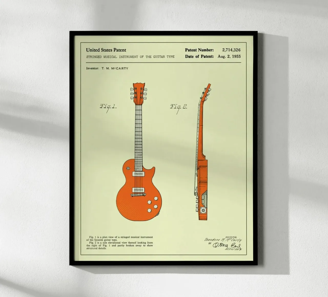 Brevetto di chitarra (1955) poster da Jazzberry Blue
