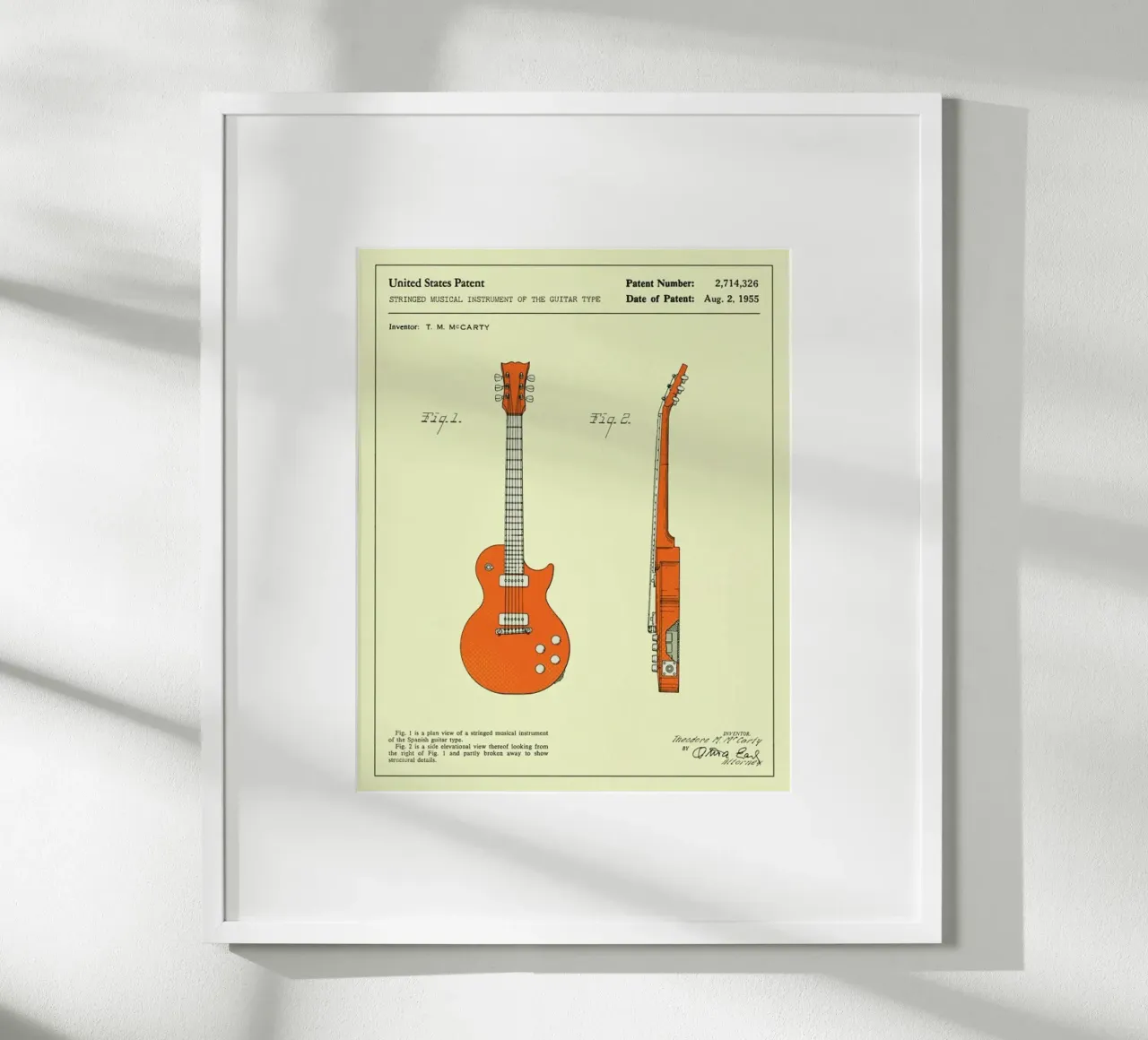Brevetto di chitarra (1955) poster da Jazzberry Blue