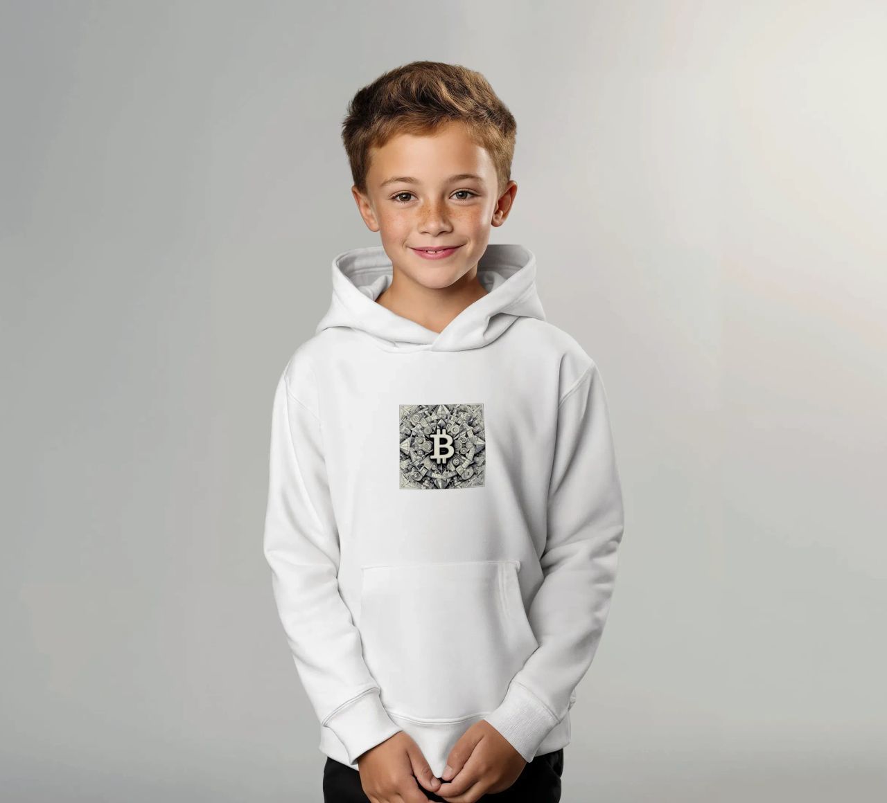 Bitcoin_what else? felpa bambino con cappuccio da Crypto_Jungle