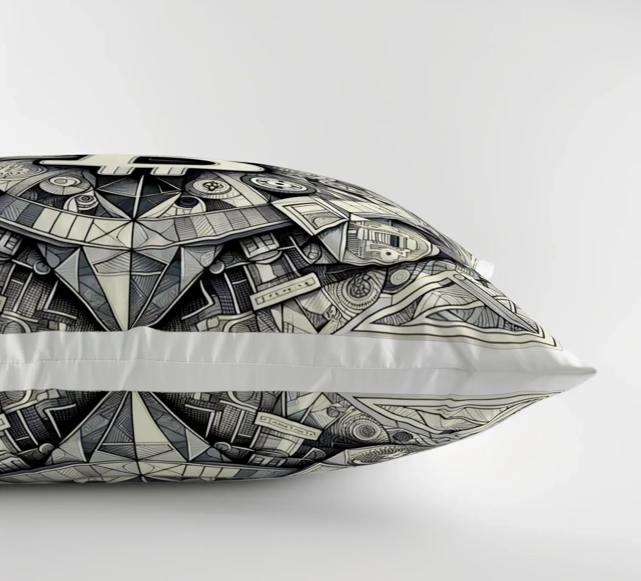 Bitcoin_what else? decorative cushion by Crypto_Jungle