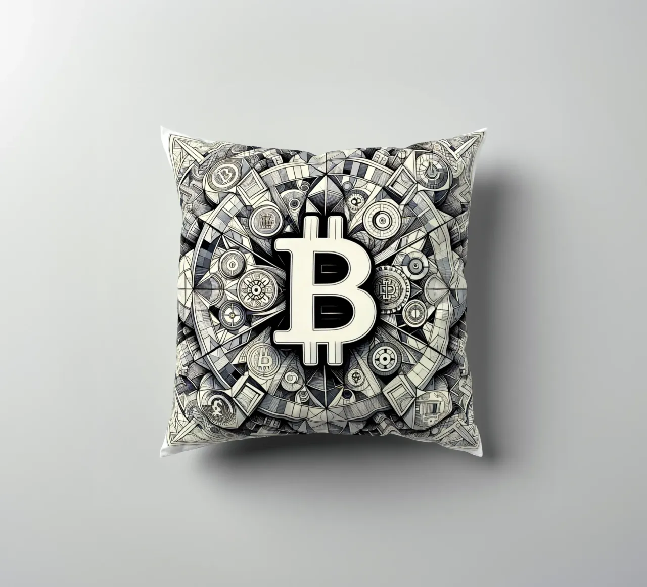 Bitcoin_what else? Kissen von Crypto_Jungle