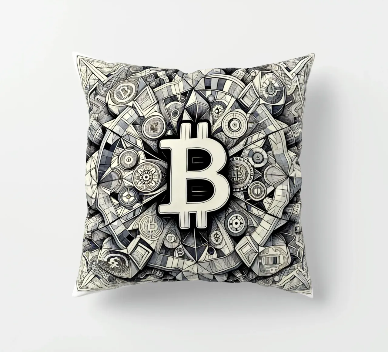 Bitcoin_what else? Kissen von Crypto_Jungle