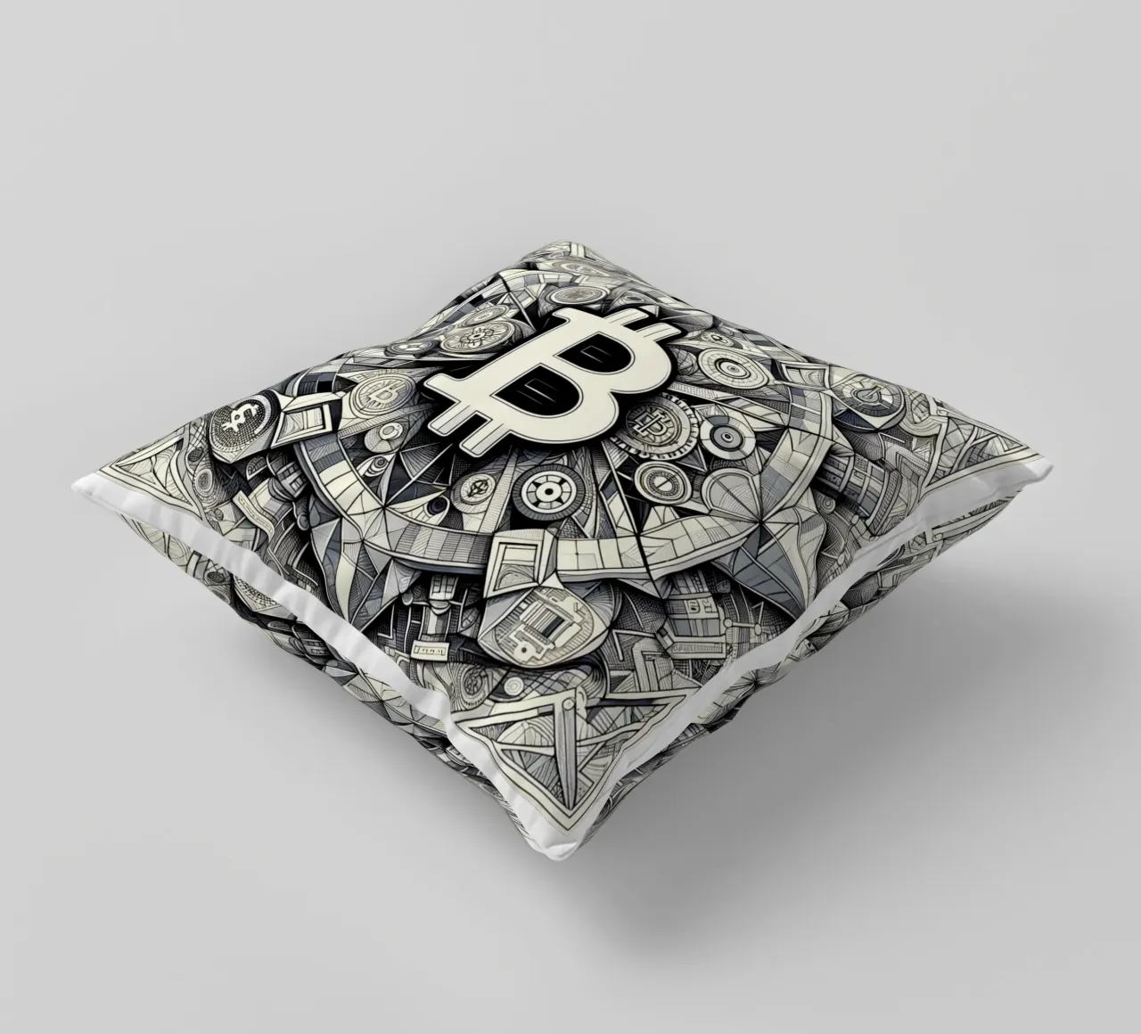 Bitcoin_what else? Kissen von Crypto_Jungle