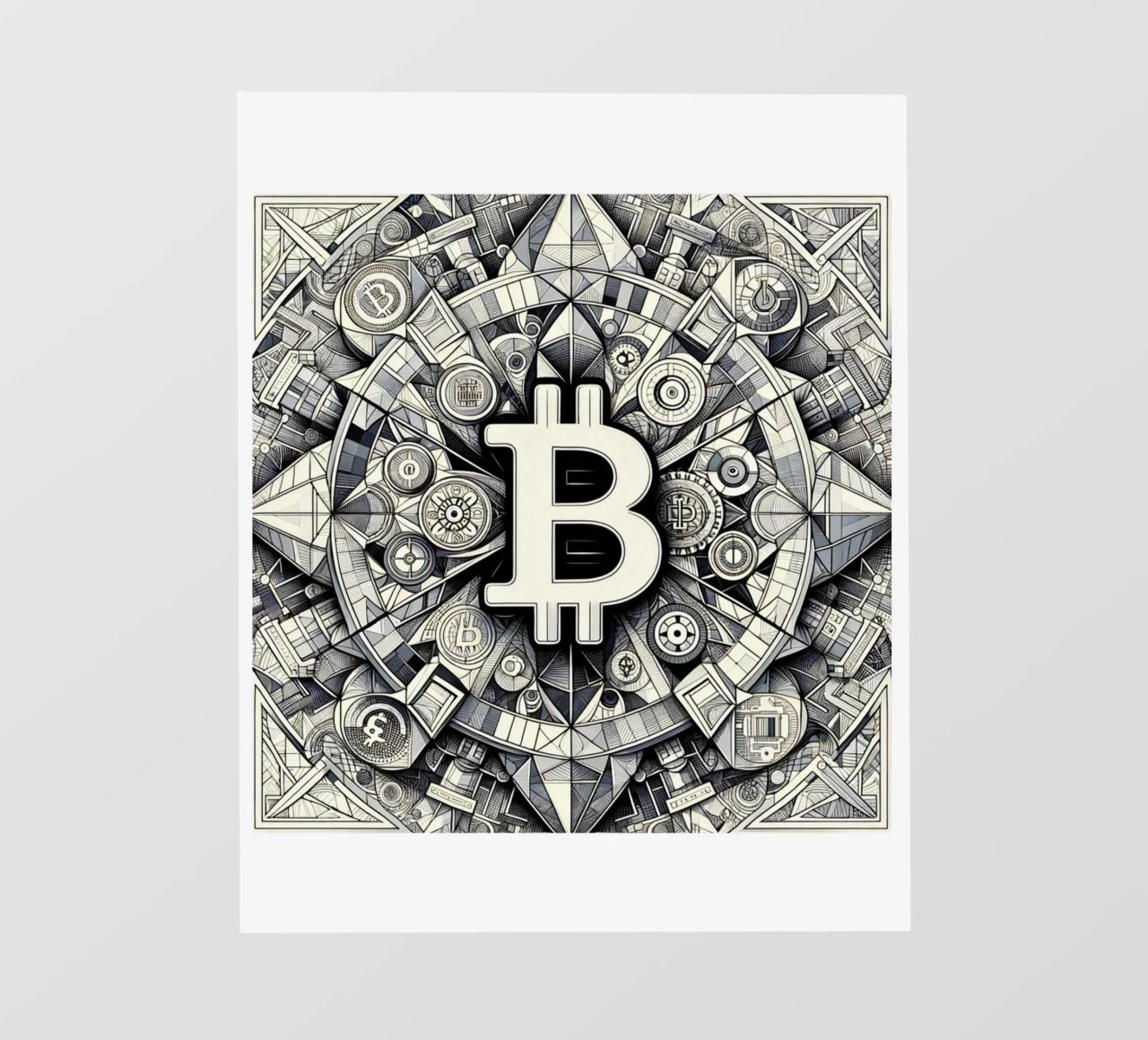 Bitcoin_what else? pellicola backlit da Crypto_Jungle