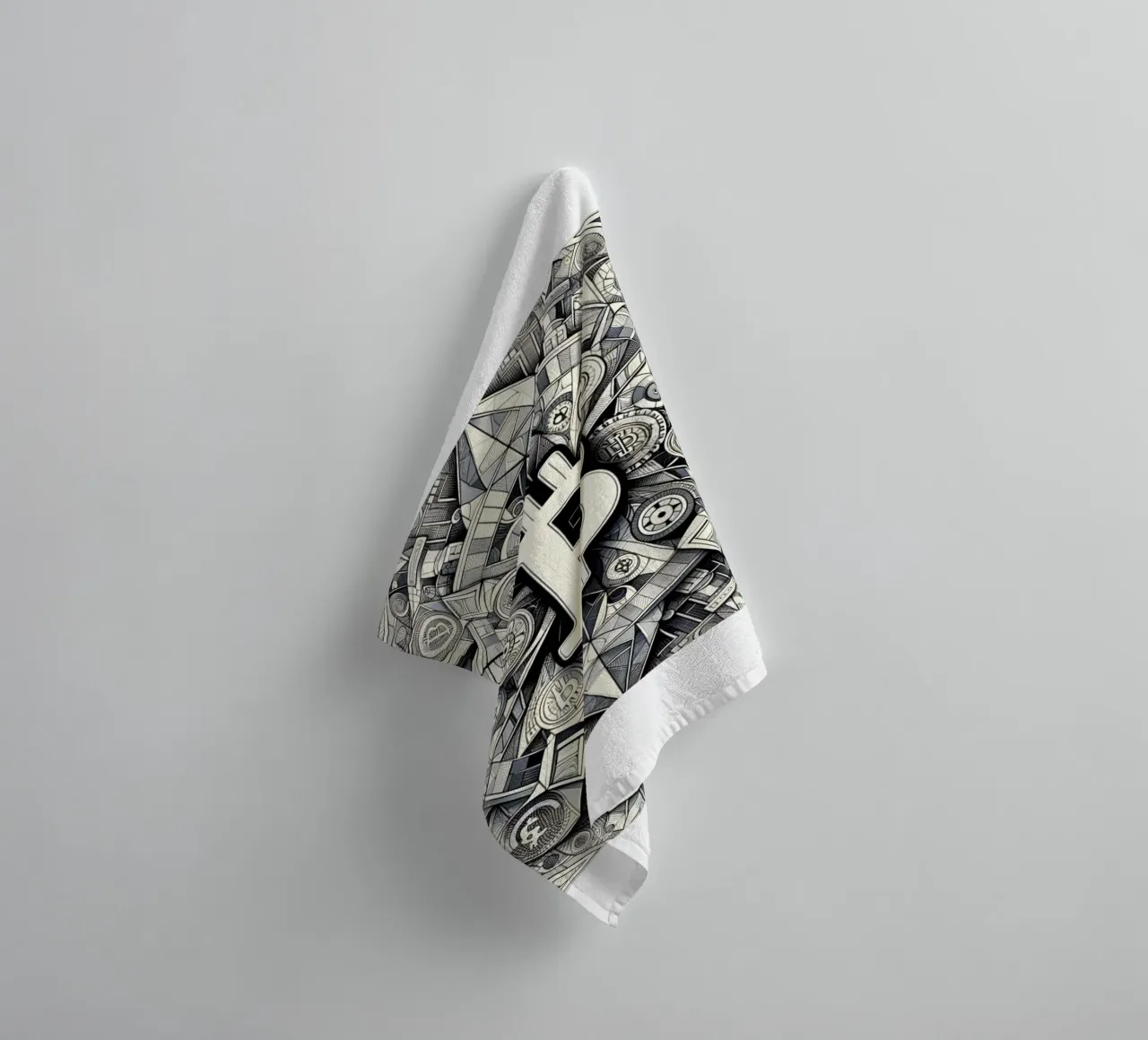 Bitcoin_what else? towel by Crypto_Jungle