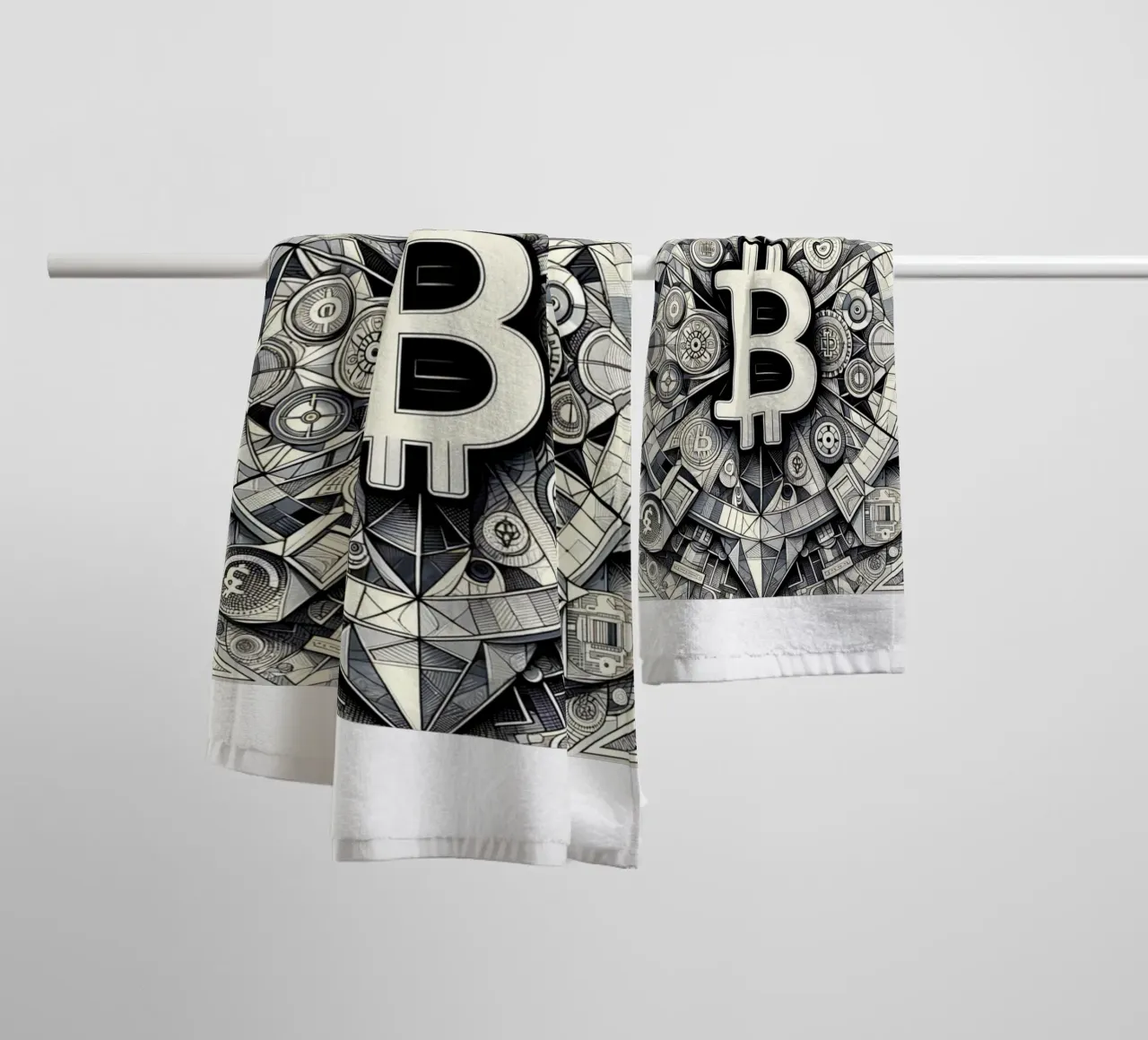Bitcoin_what else? asciugamano da bagno da Crypto_Jungle