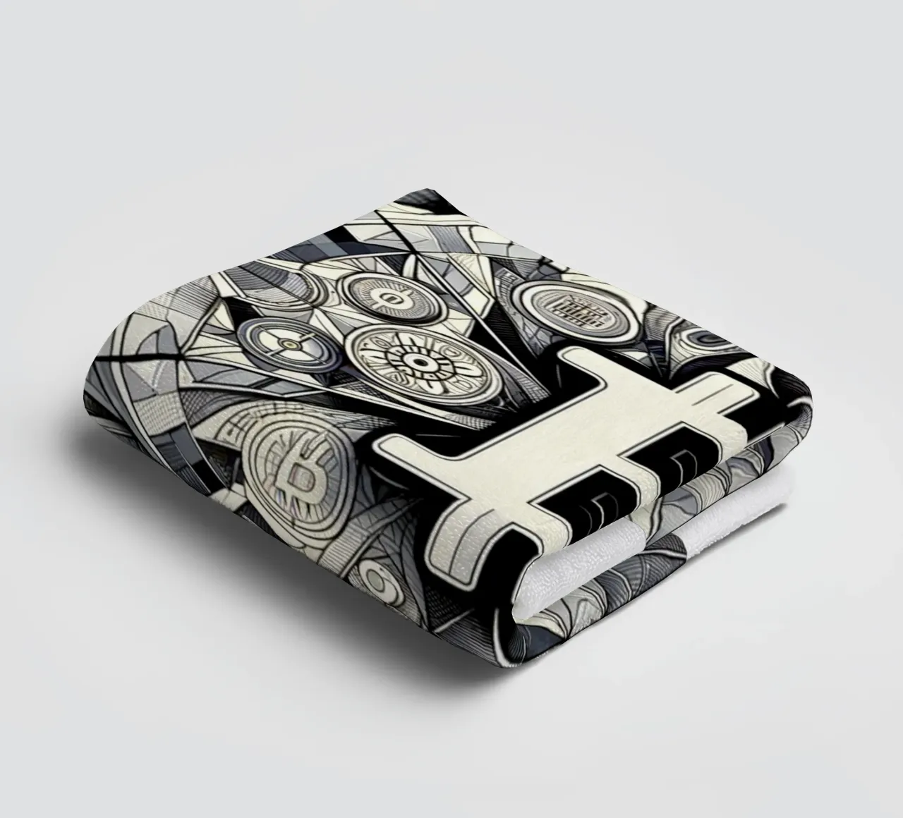 Bitcoin_what else? towel by Crypto_Jungle