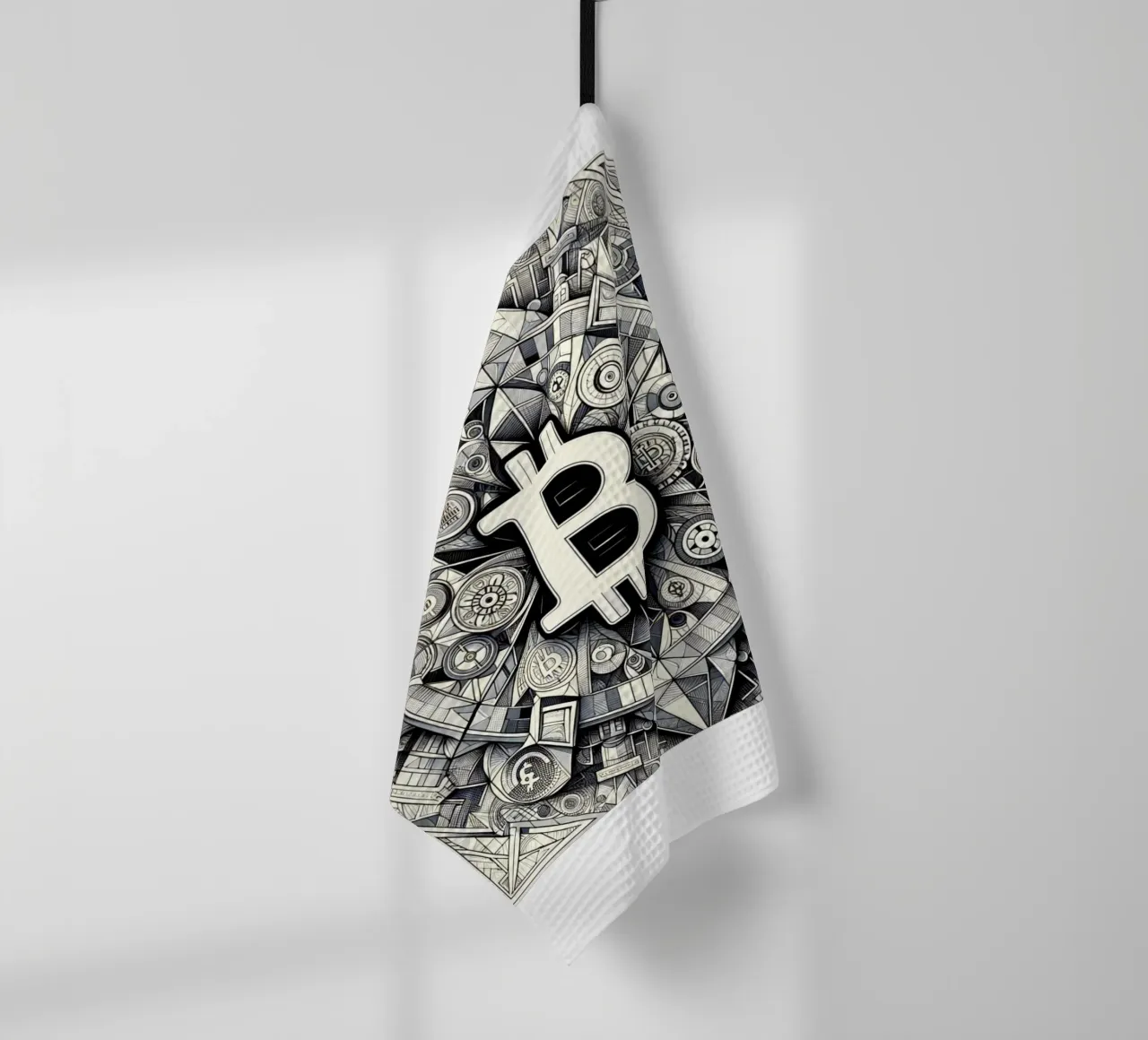 Bitcoin_what else? tea towel by Crypto_Jungle