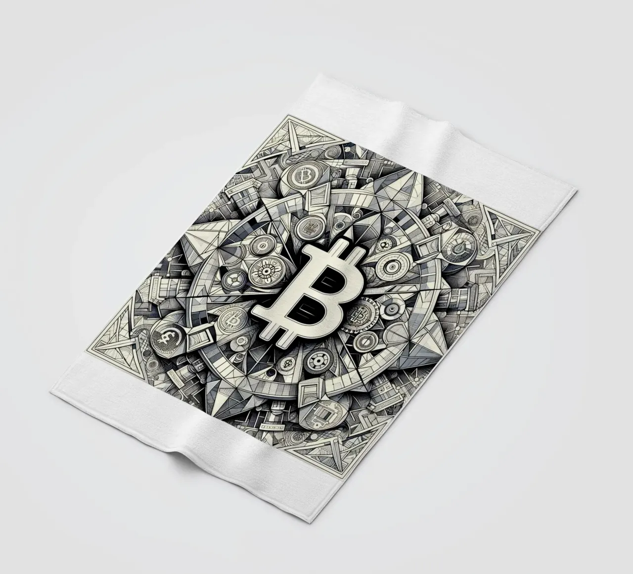 Bitcoin_what else? fleece blanket by Crypto_Jungle