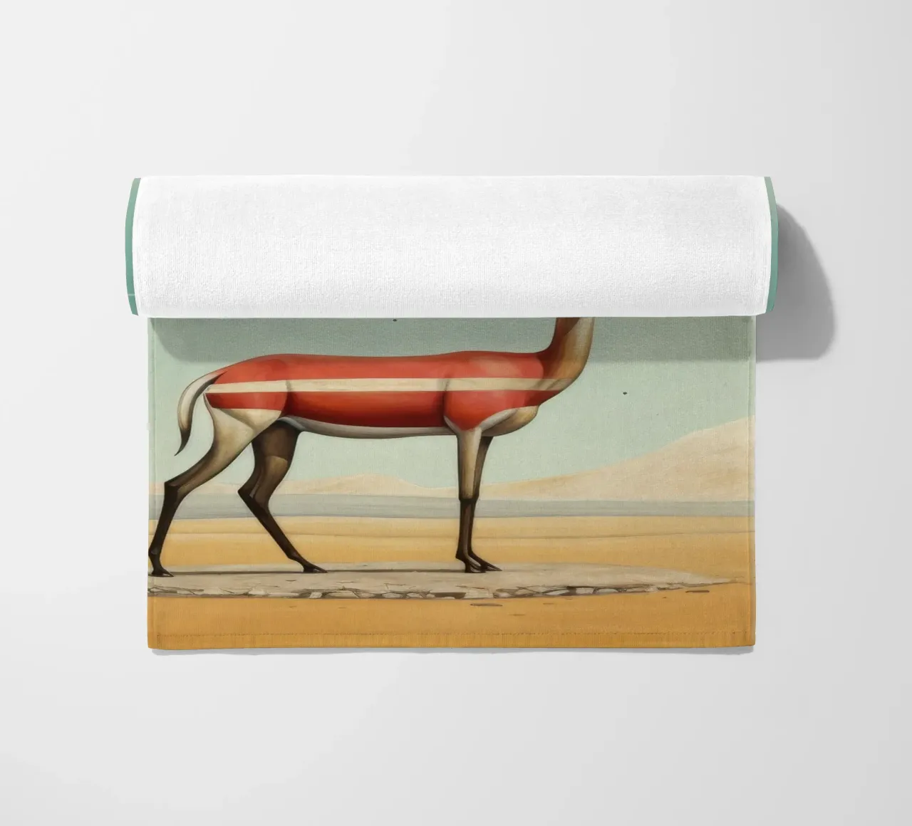 Gazzella minima 2 telo mare da Minimal Animal Art