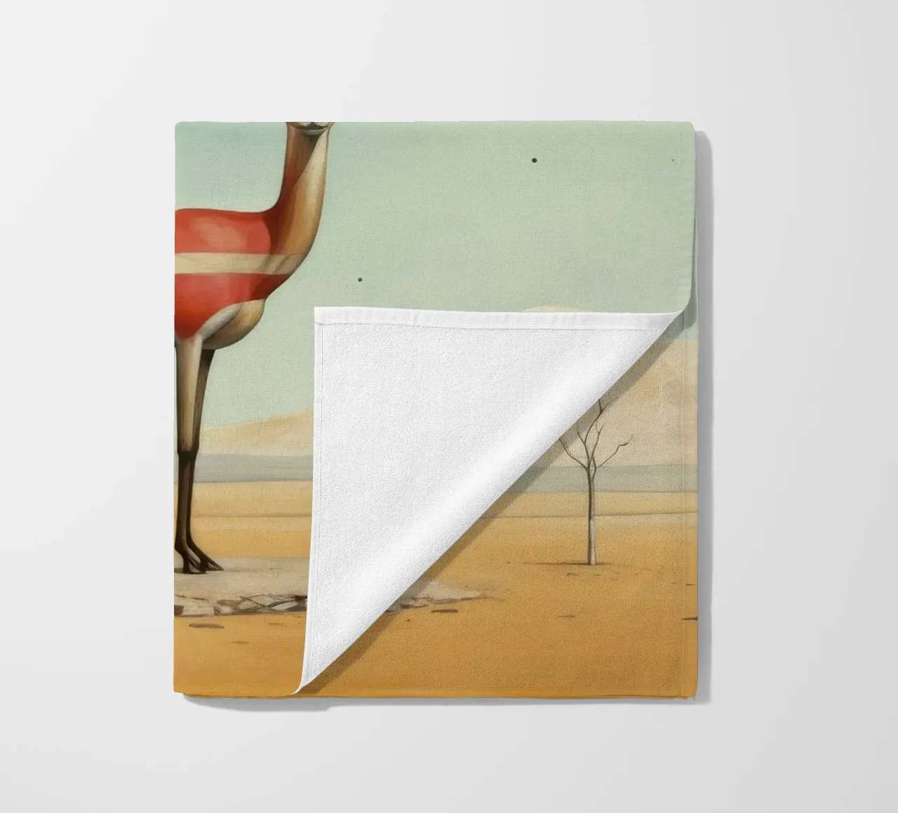 Gazzella minima 2 telo mare da Minimal Animal Art