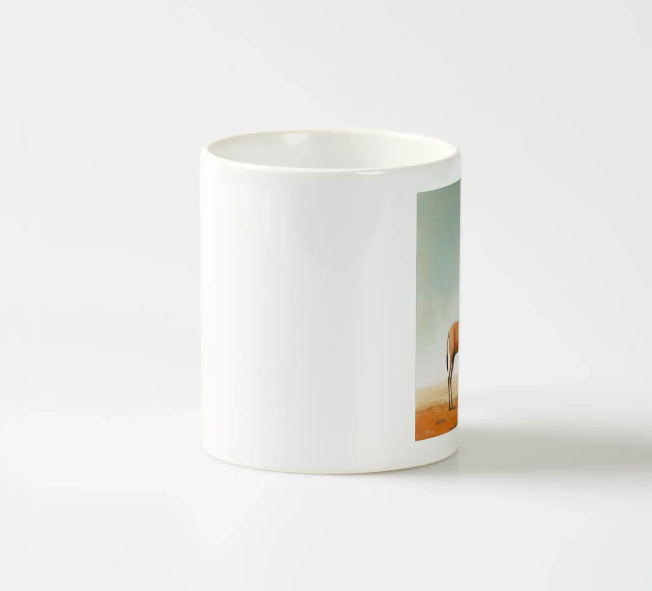 Gazzella minima 3 tazza in ceramica da Minimal Animal Art
