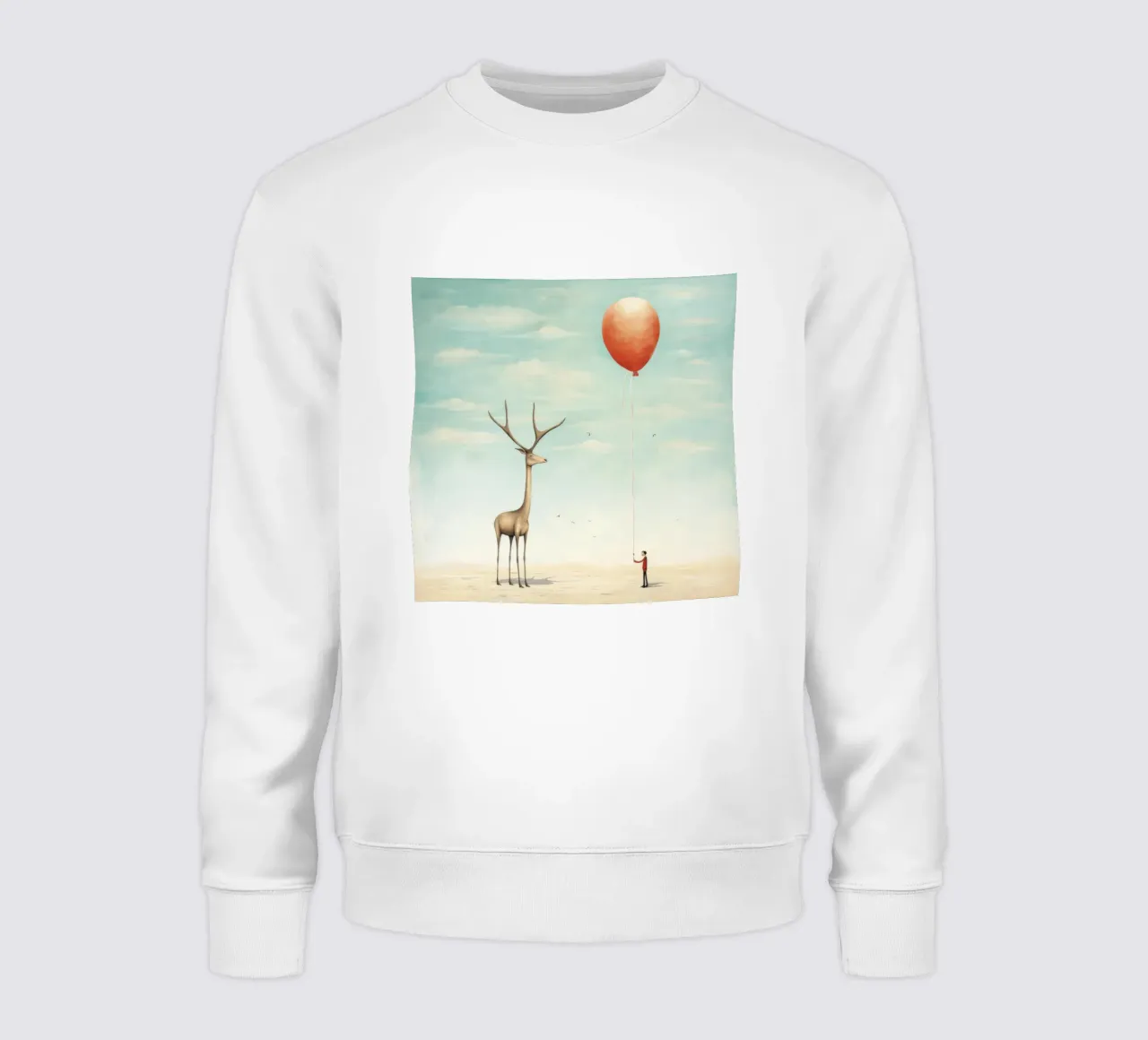 Gazzella minima 4 felpa da Minimal Animal Art