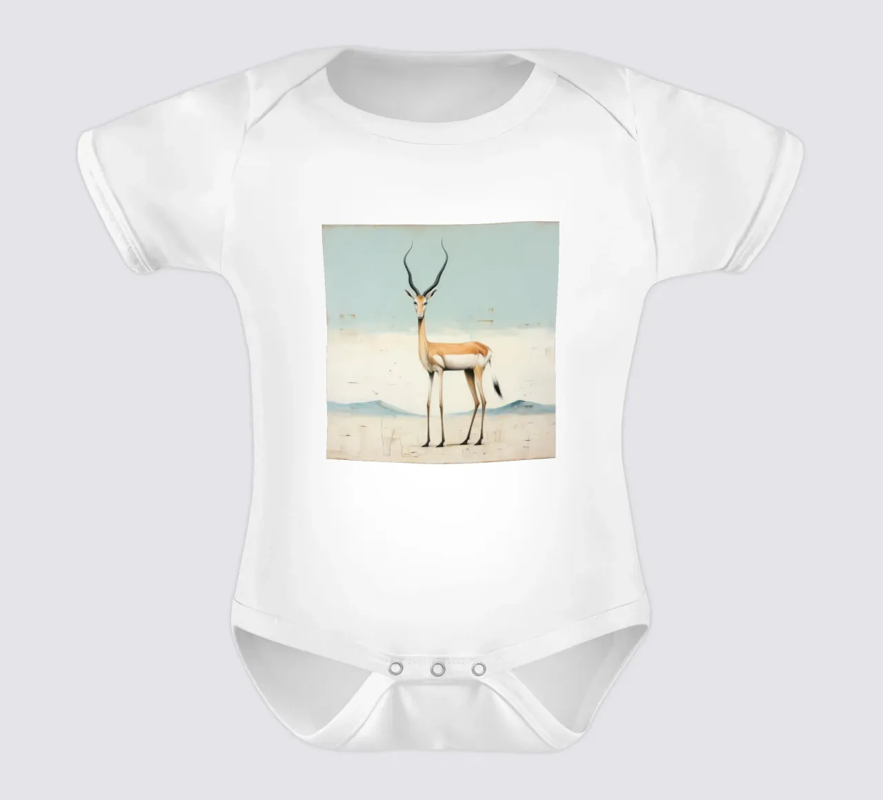 Gazelle minimale 1 body bébé de Minimal Animal Art