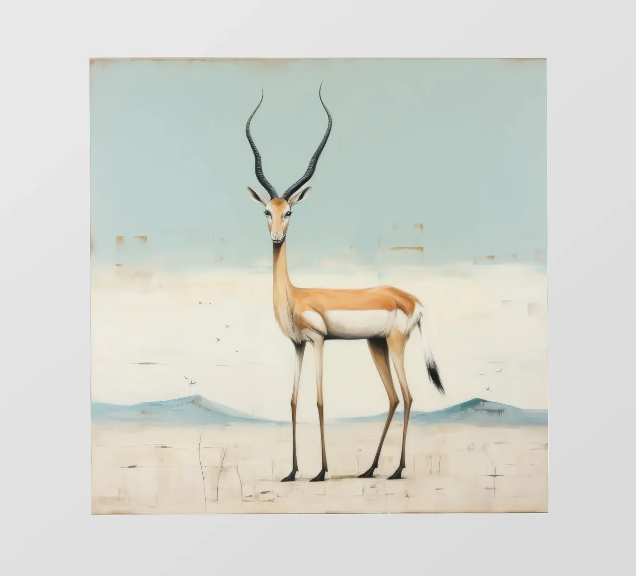 Gazzella minima 1 telo in pvc da Minimal Animal Art