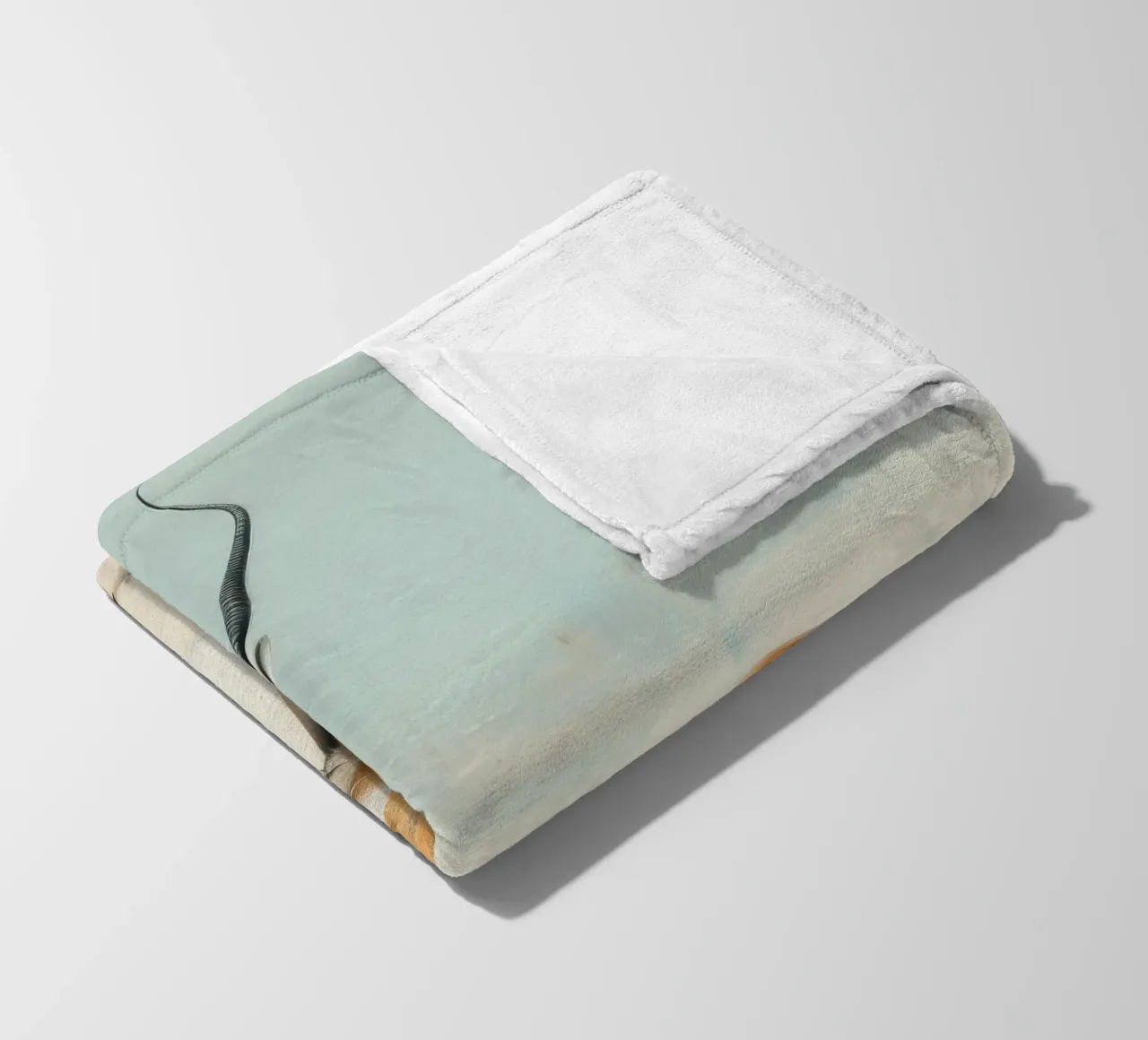 Gazzella minima 1 coperta in pile da Minimal Animal Art