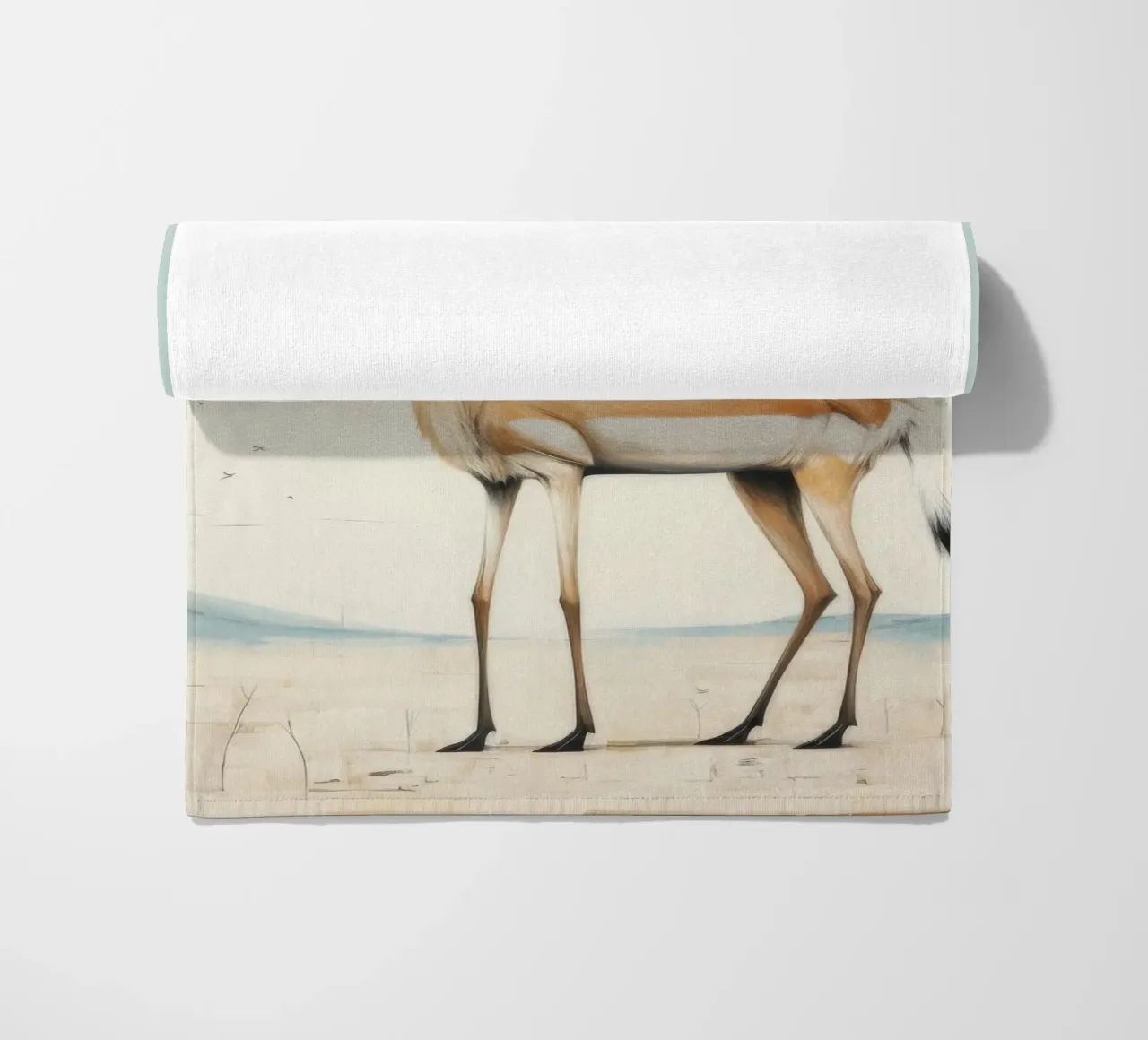 Gazzella minima 1 telo mare da Minimal Animal Art