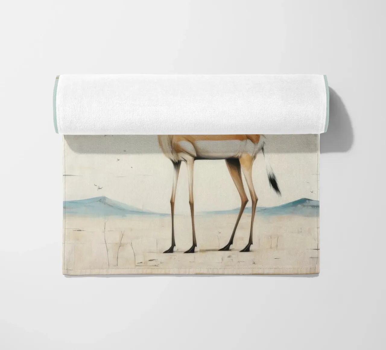 Gazzella minima 1 telo mare da Minimal Animal Art