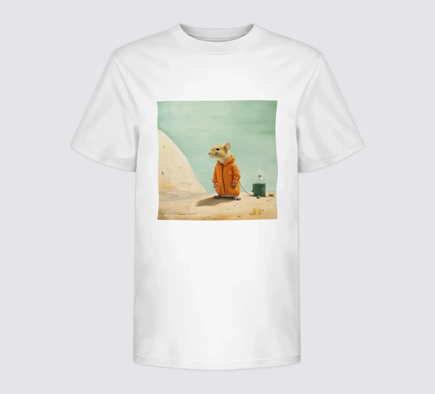 Minimal Gerbil t-shirt bambini da Minimal Animal Art