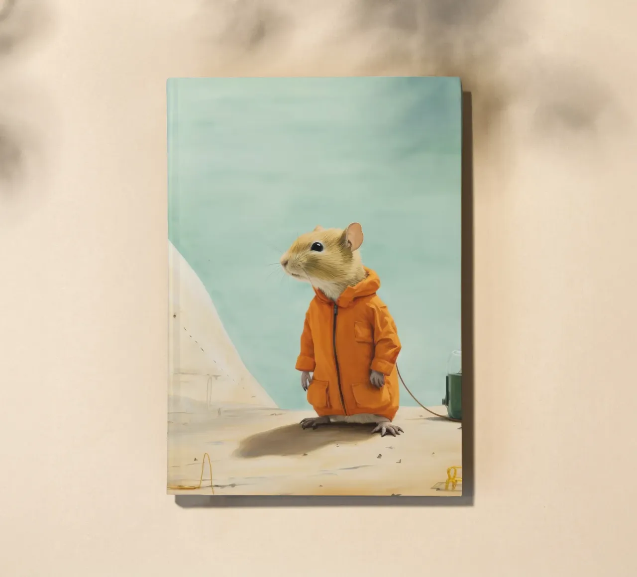 Minimal Gerbil 2 notebook by Minimal Animal Art