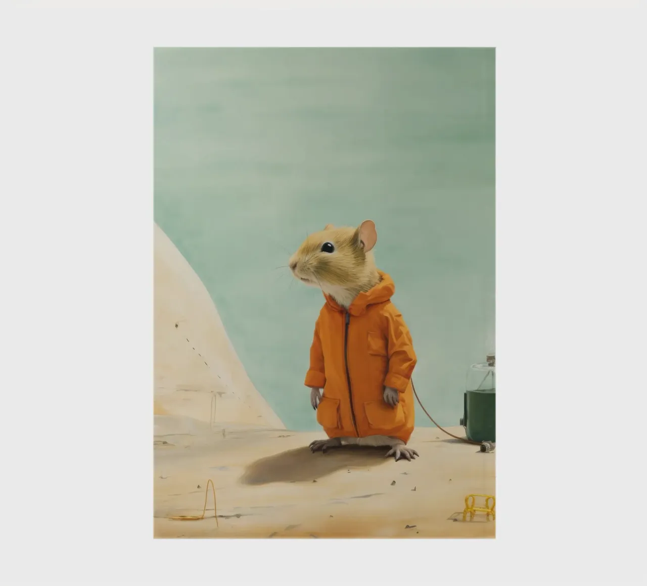 Minimal Gerbil 2 notebook by Minimal Animal Art