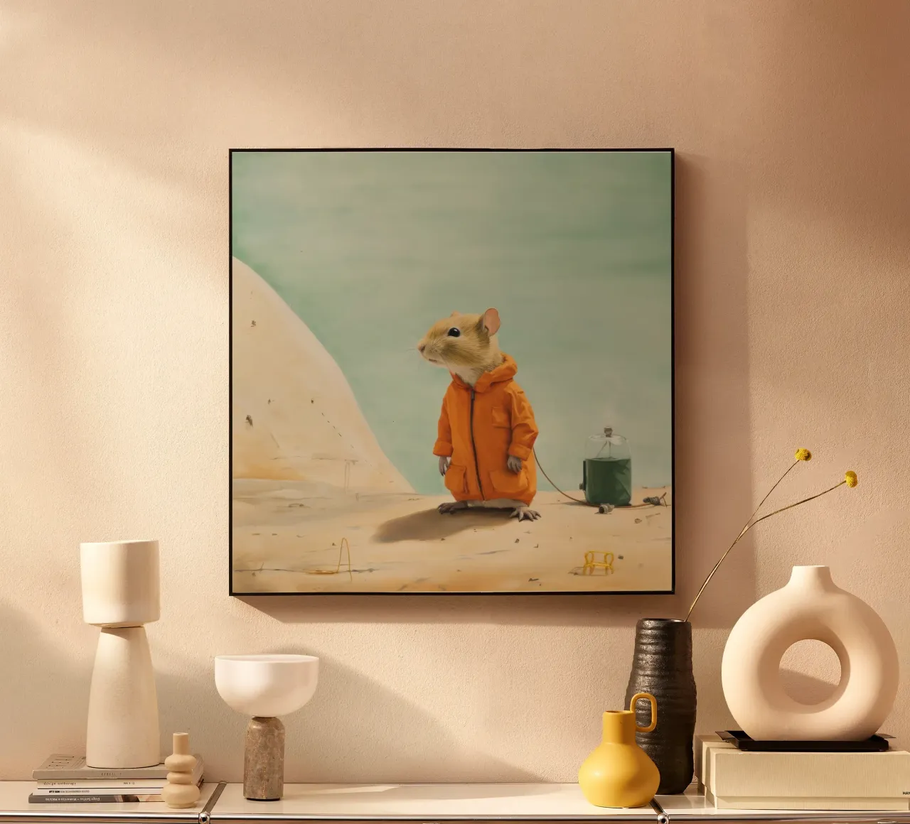 Gerbillo minimo 2 plexiglass da Minimal Animal Art