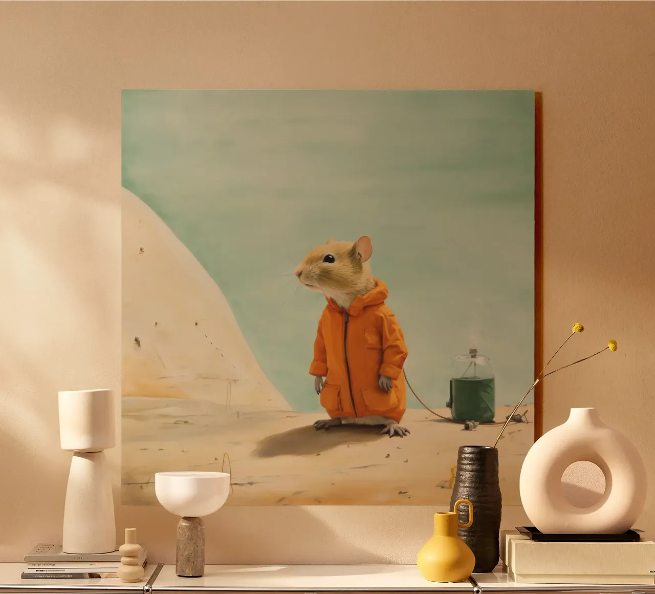 Gerbillo minimo 2 plexiglass da Minimal Animal Art