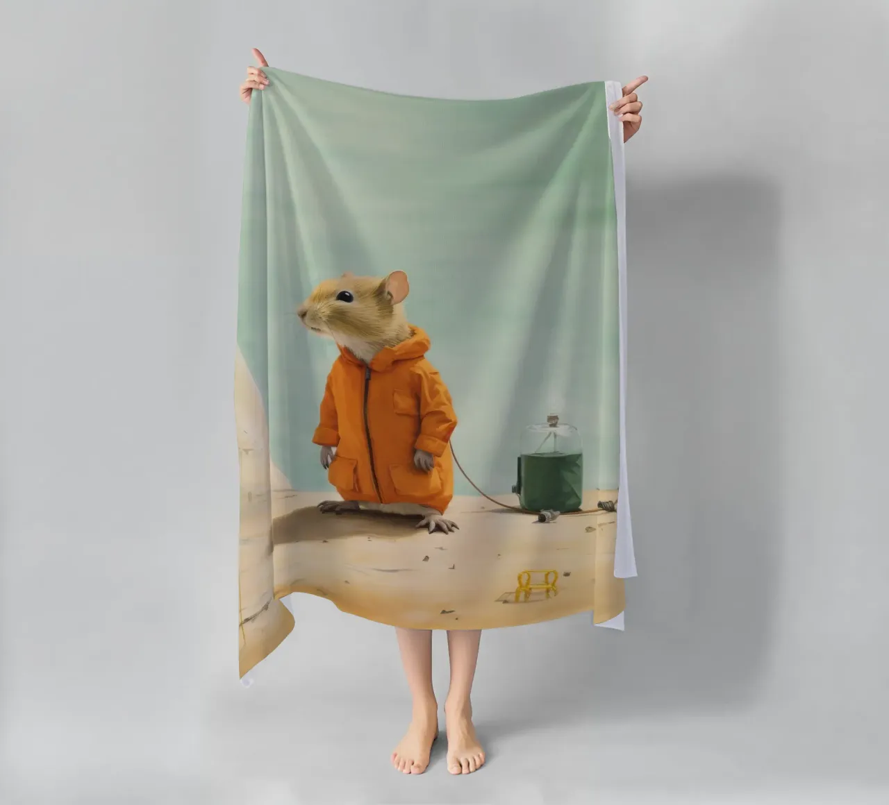 Minimal Gerbil telo mare da Minimal Animal Art